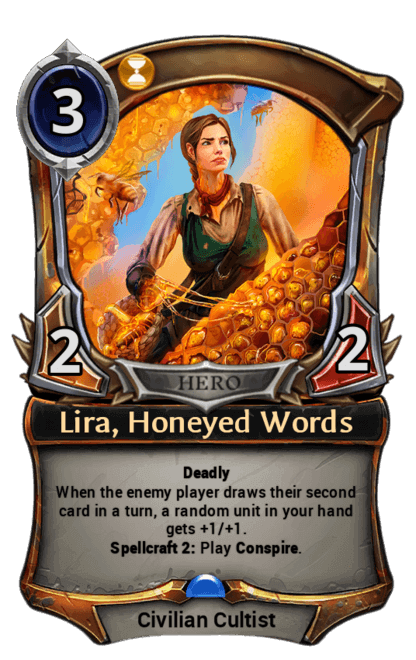 Card image for Lira, Honeyed Words