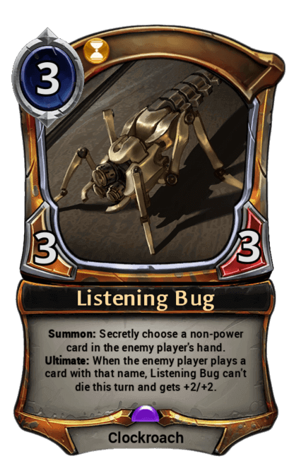 Card image for Listening Bug