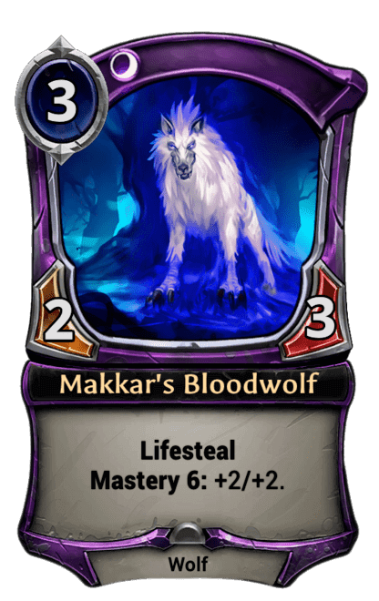 Card image for Makkar's Bloodwolf