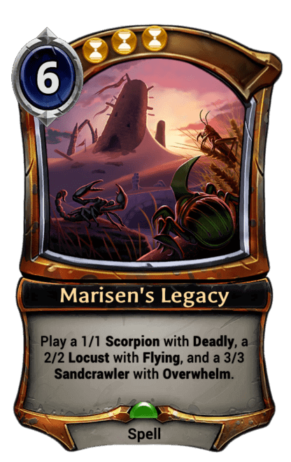 Card image for Marisen's Legacy