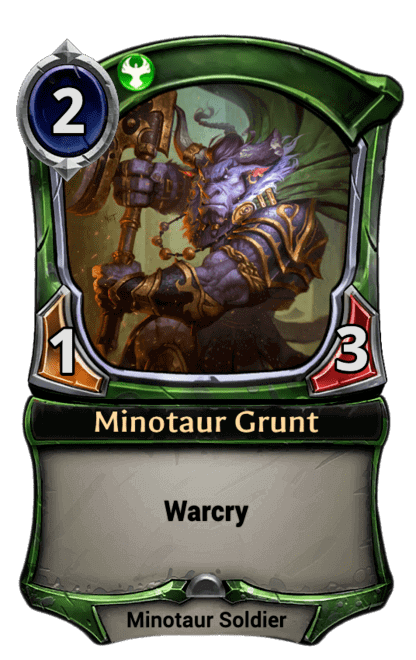 Card image for Minotaur Grunt