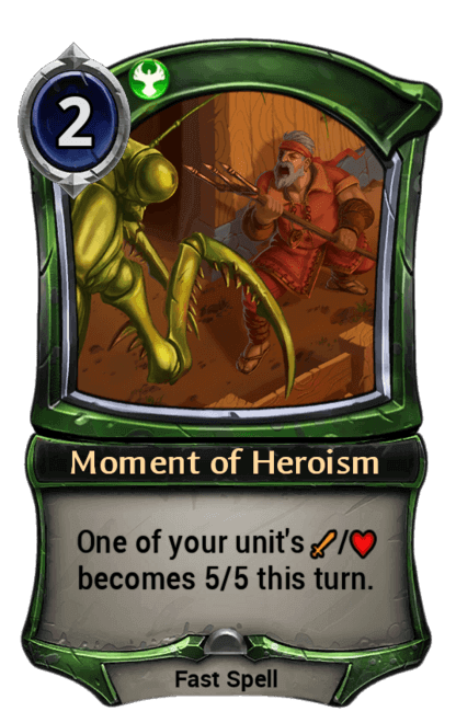 Card image for Moment of Heroism