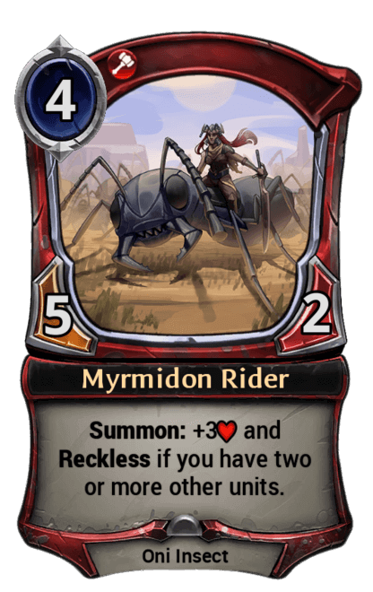 Card image for Myrmidon Rider