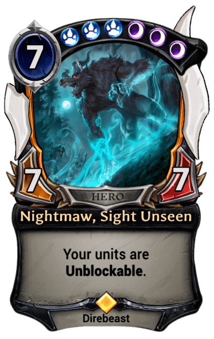 Card image for Nightmaw, Sight Unseen