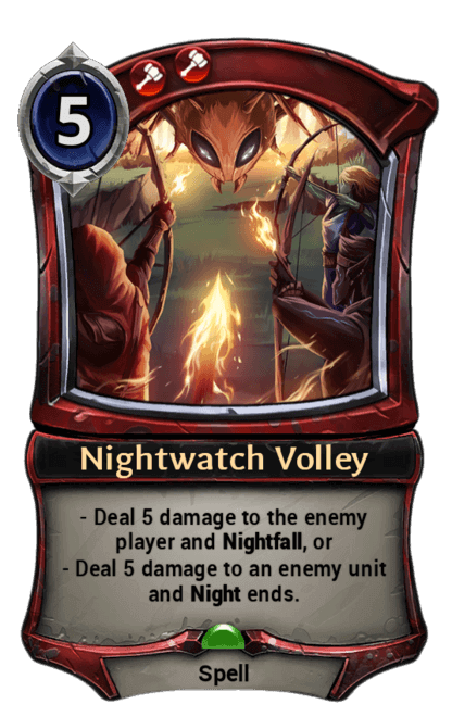 Card image for Nightwatch Volley