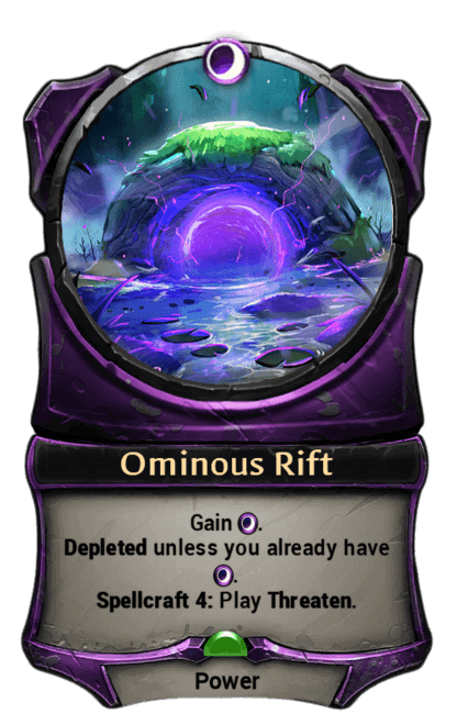 Card image for Ominous Rift