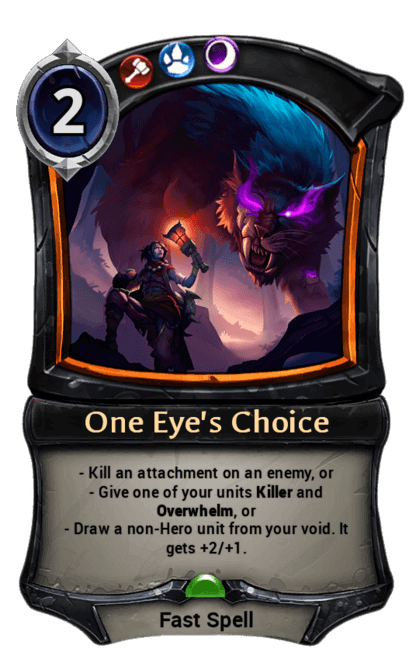 Card image for One Eye's Choice