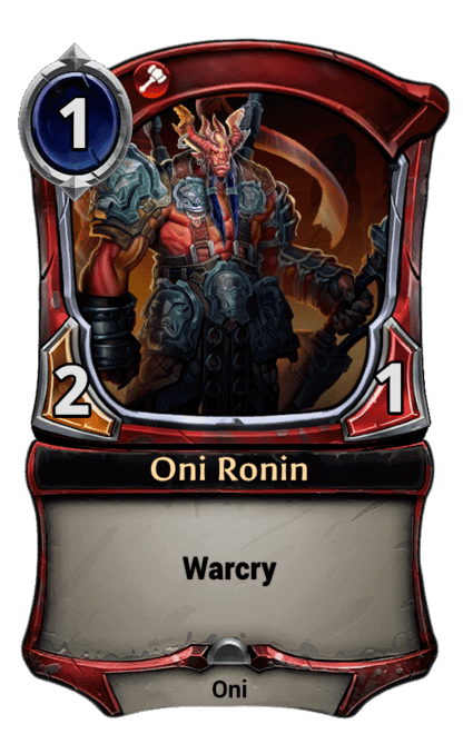 Card image for Oni Ronin