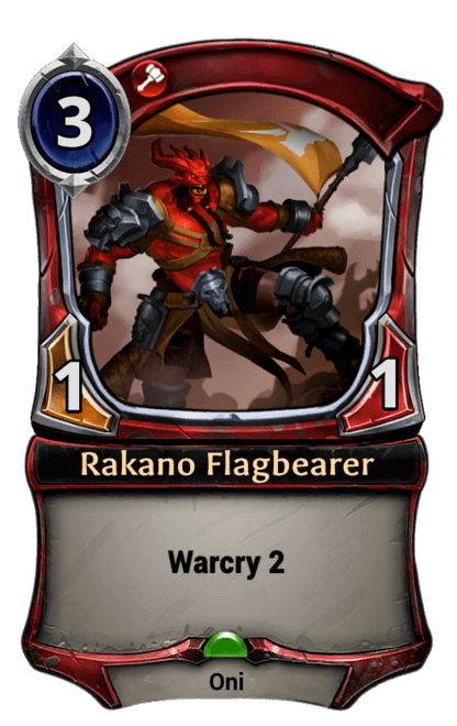 Card image for Rakano Flagbearer