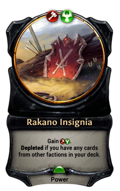 Card image for Rakano Insignia