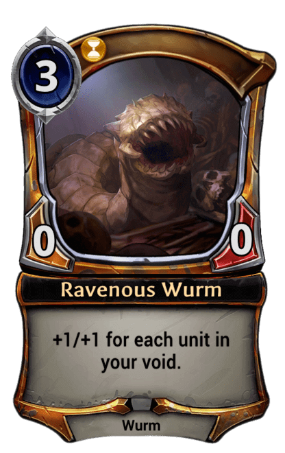 Card image for Ravenous Wurm