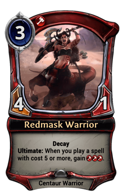 Card image for Redmask Warrior