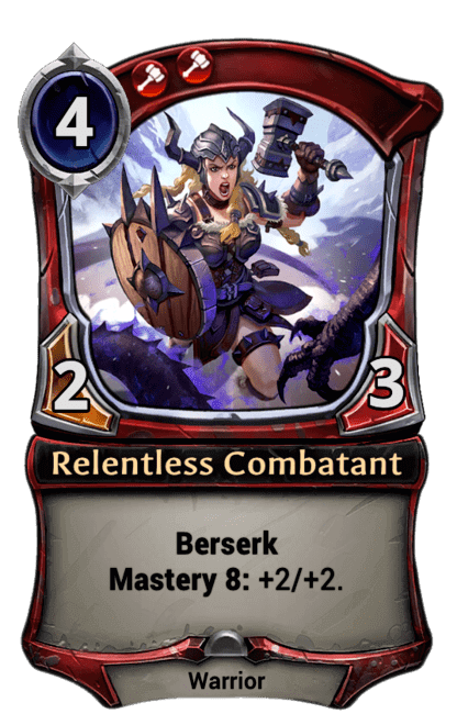 Card image for Relentless Combatant