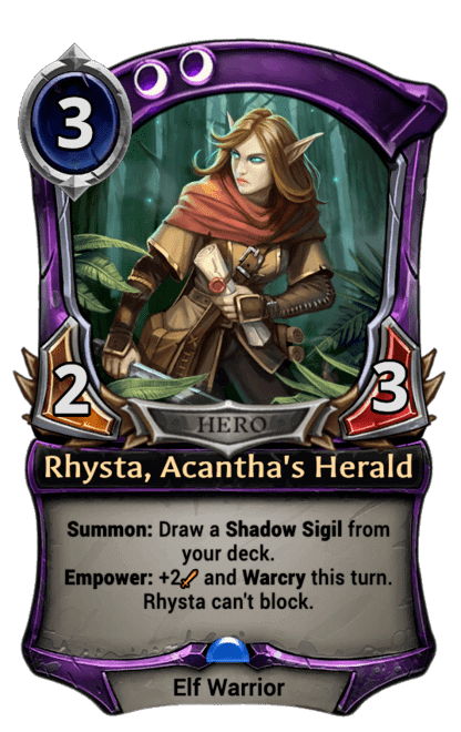 Card image for Rhysta, Acantha's Herald