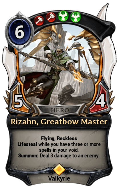 Rizahn, Greatbow Master