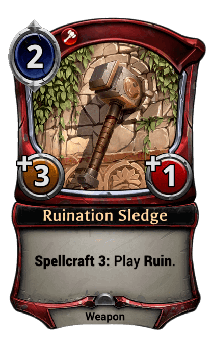 Card image for Ruination Sledge