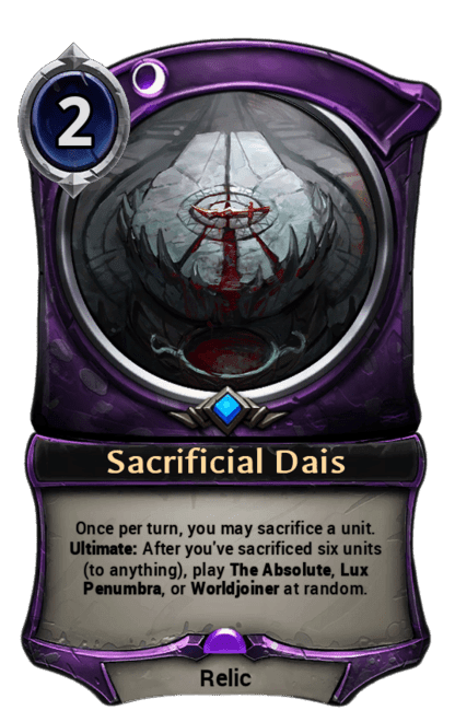 Card image for Sacrificial Dais