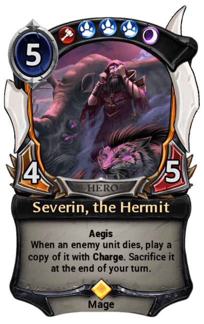 Card image for Severin, the Hermit