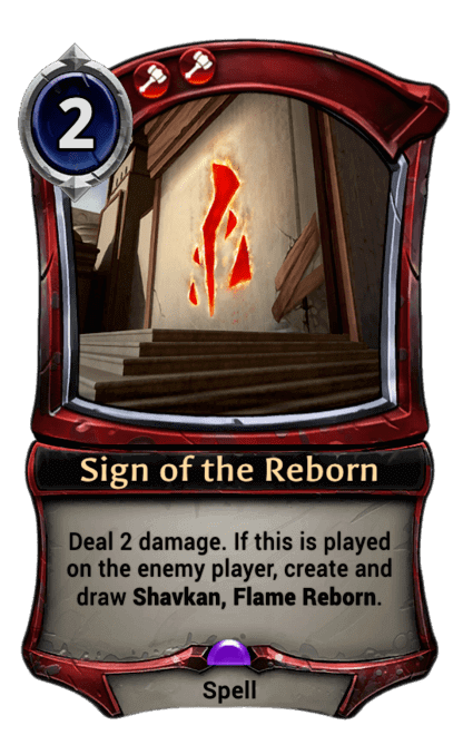 Card image for Sign of the Reborn