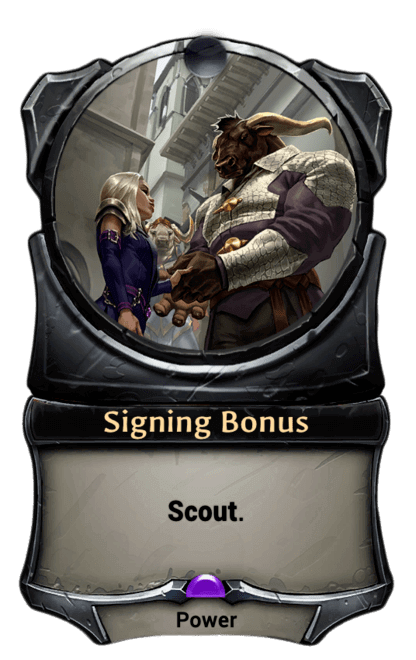 Card image for Signing Bonus