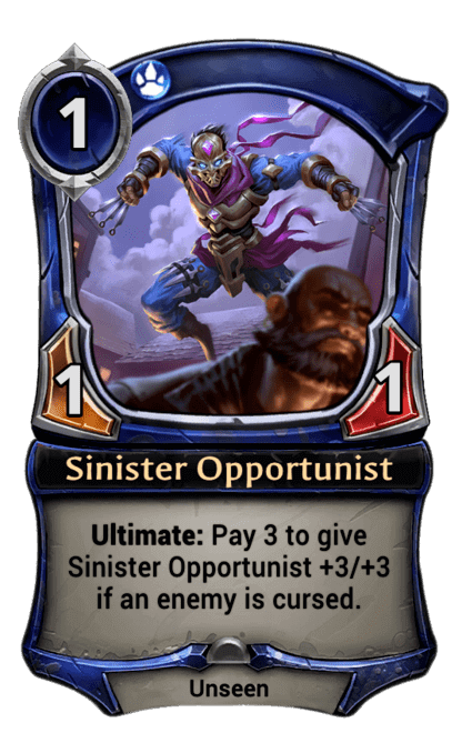 Card image for Sinister Opportunist