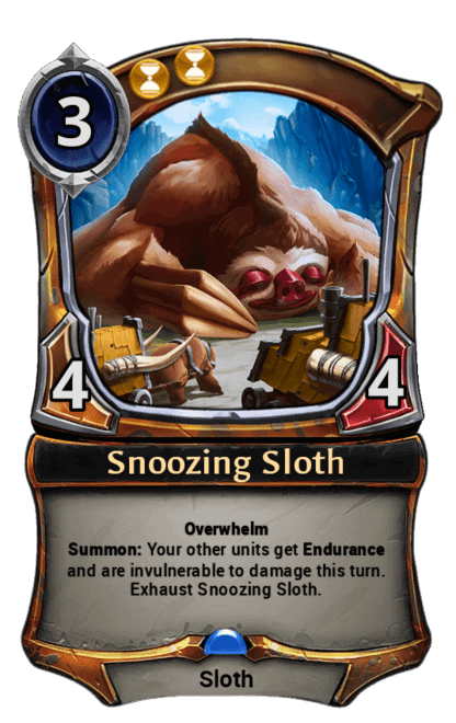 Card image for Snoozing Sloth