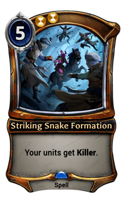 Card image for Striking Snake Formation
