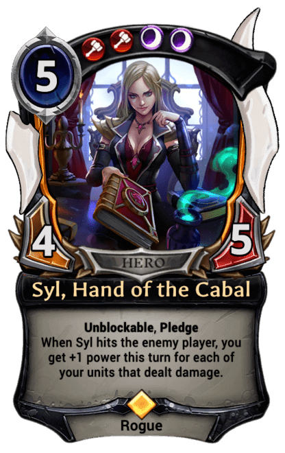 Card image for Syl, Hand of the Cabal