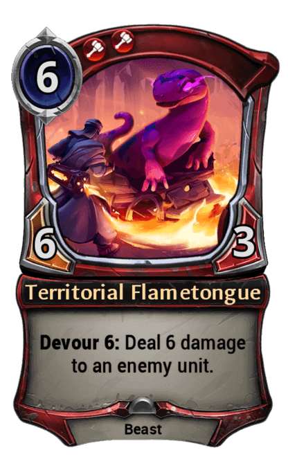 Card image for Territorial Flametongue