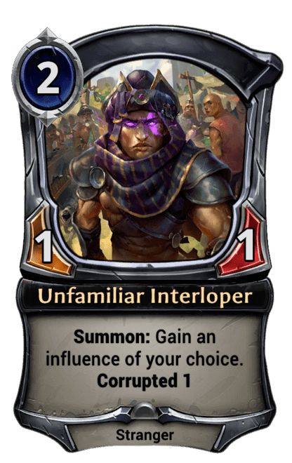 Card image for Unfamiliar Interloper