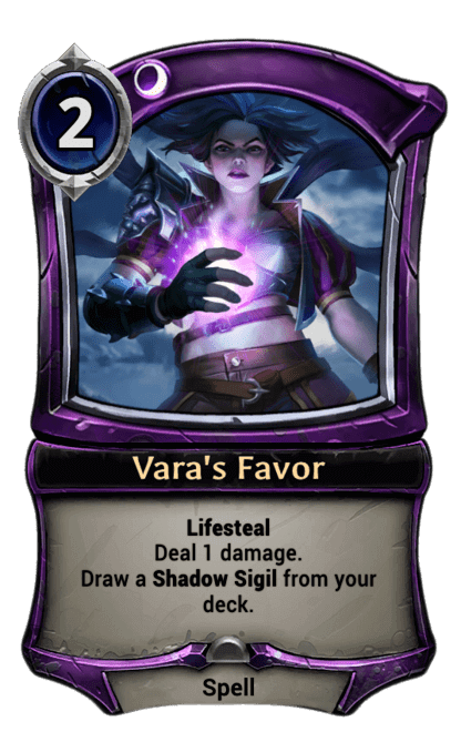 Card image for Vara's Favor