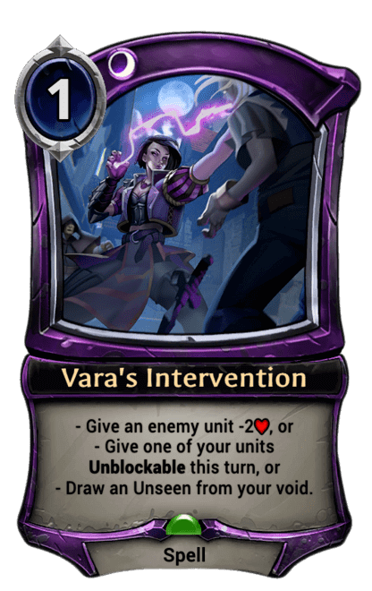 Card image for Vara's Intervention