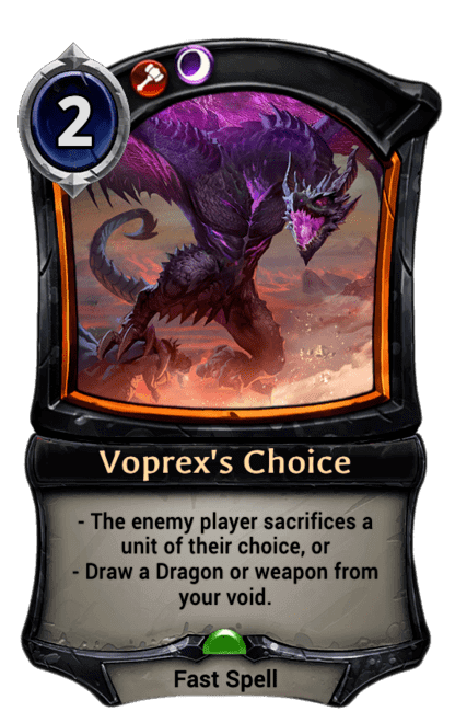 Card image for Voprex's Choice