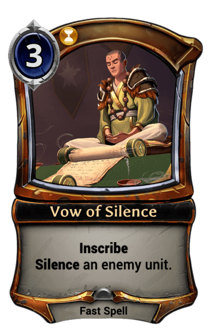 Card image for Vow of Silence