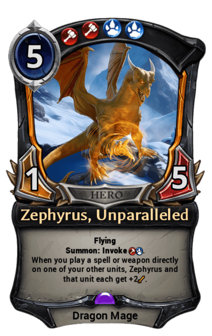 Card image for Zephyrus, Unparalleled