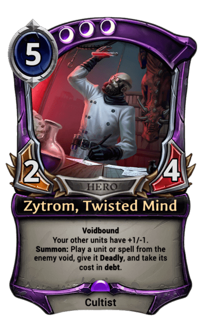 Card image for Zytrom, Twisted Mind