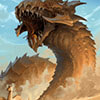 Card icon for Thrashing Dune Wurm